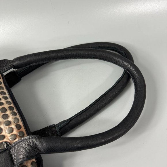 Free People Ryman Distressed Tote Studded Expendable Zipper Center - Picture 13 of 16